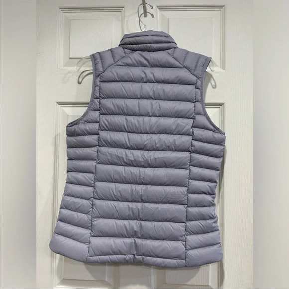 Patagonia Women's M Medium Down Sweater Vest Puffer Puff Herring Grey NWT Purple - Picture 2 of 10